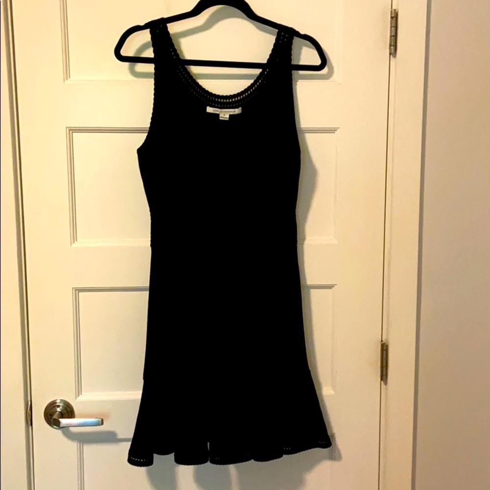 Diane von Furstenberg short, black dress.